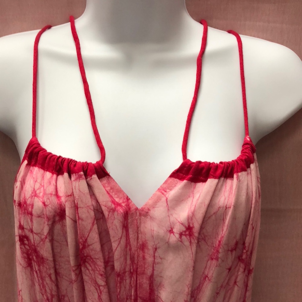 NWT Cherry Red Batik Dress - Picture 7 of 7